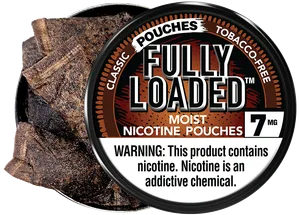 Classic Pouches - 7MG - Full Nicotine Strength Nicotine Pouch