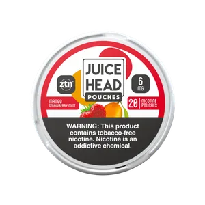 JUICE HEAD POUCHES - Mango Strawberry Mint 6mg Nicotine Pouch