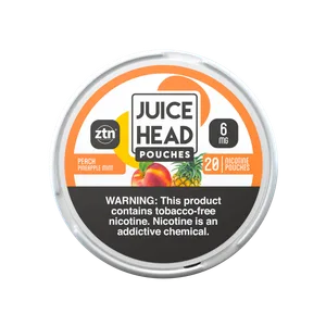 JUICE HEAD POUCHES - Peach Pineapple Mint 12mg Nicotine Pouch
