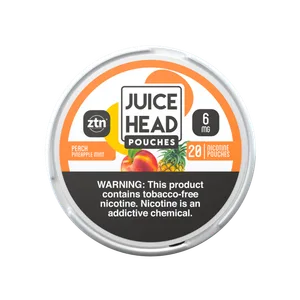 JUICE HEAD POUCHES - Peach Pineapple Mint 6mg Nicotine Pouch