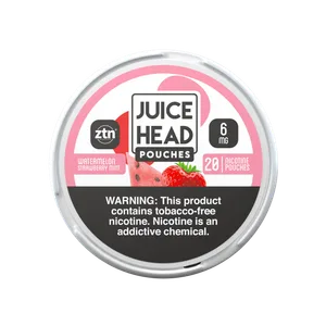 JUICE HEAD POUCHES - Watermelon Strawberry Mint 6mg Nicotine Pouch