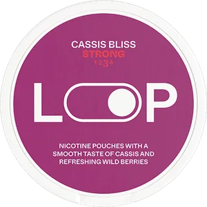 LOOP Cassis Bliss Strong Nicotine Pouch
