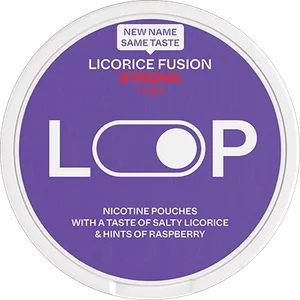 LOOP Licorice Fusion Strong Nicotine Pouch