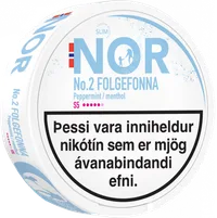 NOR No.2 Folgefonna Isbre S5 Hvit Nicotine Pouch