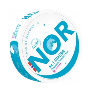 NOR No.1 Falketind Isklar S6 Hvit Nicotine Pouch