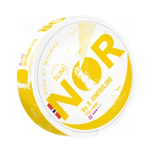 NOR No.8 Jomfruland Pina Colada S3 Hvit Nicotine Pouch