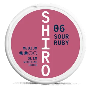 Shiro #06 Sour Red Berry Nicotine Pouch