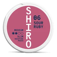 Shiro #06 Sour Red Berry Nicotine Pouch