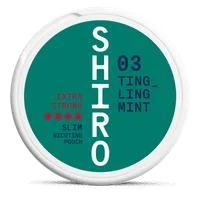 Shiro #03 Tingling Mint Slim Extra Strong Nicotine Pouch