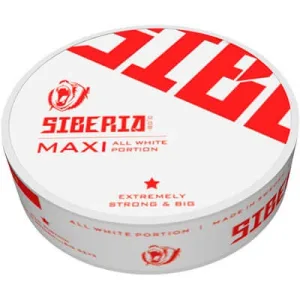 Siberia -80 All White Maxi Nicotine Pouch