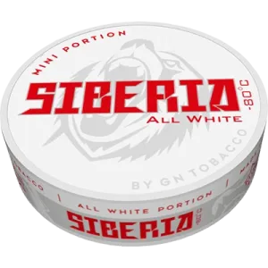 Siberia -80 All White Mini Nicotine Pouch