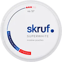 Skruf Superwhite no.57 Polar Eucalyptus Strong Nicotine Pouch