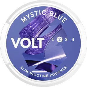 VOLT Mystic Blue Slim All White Normal Nicotine Pouch