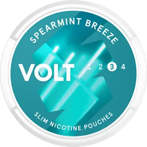 VOLT Spearmint Breeze Slim All White Strong Nicotine Pouch