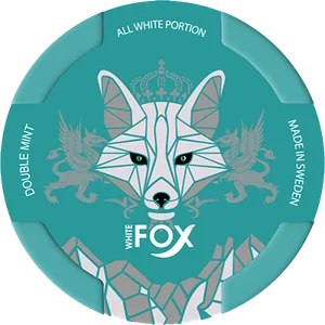 White Fox Double Mint Slim Nicotine Pouch
