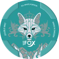 White Fox Double Mint Slim Nicotine Pouch