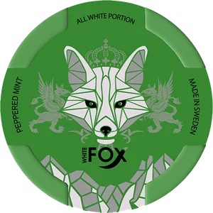 White Fox Peppered Mint Slim Nicotine Pouch
